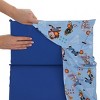 NoJo Warner Bros Space Jam Blue, Orange and Teal Looney Tunes Preschool Nap Pad Sheet - 3 of 4