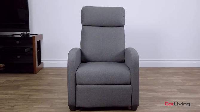 Lynwood Recliner Chair - CorLiving, 2 of 12, play video