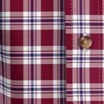 rich burgundy check