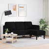 Sofa Set Black 173 x 131 x 67 cm Velvet - 3 of 4