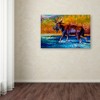 Trademark Fine Art -Marion Rose 'Autumns Glimpse Moose' Canvas Art - image 3 of 3