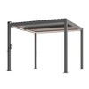 Sonkuki LED Louvered Pergola Aluminum Pergola Modern Outdoor Pergola with Adjustable Roof - 2 of 4