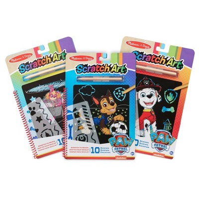 Melissa &#38; Doug PAW Patrol Scratch Art Bundle