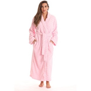Just Love Velour Robe Bath Robes for Women Maxi Length - 1 of 3