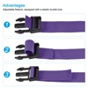 Unique Bargains Polyester Adjustable Travel Bag Luggage Strap with Buckle 2 Pcs - 4 of 4