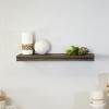 VIP Wood 16 in. Black Rectangular Floating Shelf - 3 of 4