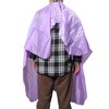 Unique Bargains Professional Hair Cutting Cape 61.42"x56.3" Purple 1 Pc - 2 of 4