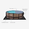 Funsicle 16 ft Oasis Designer Pool - Natural Teak - 2 of 4