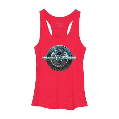 Women's Design By Humans Returning To Silence By Maryedenoa Racerback Tank Top