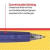 School Smart Retractable Gel Pens with Grip, Blue Ink, Pack of 12 - 4 of 4