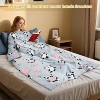 Catalonia Wearable Blanket with Sleeves and Pocket, Cozy Soft Fleece Mink Micro Plush Wrap Throws Blanket Robe for Adults, Gift for Her - 4 of 4