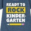 - Instant Message - Ready To Rock Kindergarten Graphic Short Sleeve Fleece Dress - 2 of 4