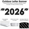 Big Dot of Happiness Graduation Cheers - Large Graduation Party Decorations - 2026 - Outdoor Letter Banner - 4 of 4