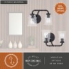 VAXCEL Toledo Industrial Bathroom Vanity Light Fixture Clear Glass - 4 of 4