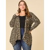 Agnes Orinda Women's Plus Size Asymmetric Open Front Fashion Cardigans - 2 of 4