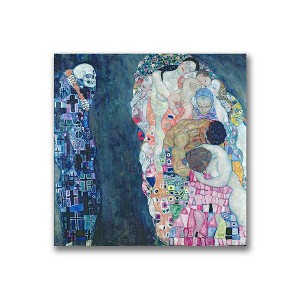 Gustave Klimt 'Death and Life' Canvas Art - 1 of 2