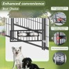 18.9 x 9.61 x 6.23 FT Black Large Dog Kennel Outdoor Pet Pens Enclosure Animal Hutch Metal Coop Fence with Roof Cover - 3 of 4