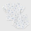 Baby Girls' Ribbed Top & Bottom Set - Cat & Jack™ - 2 of 3