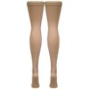 Truform Surgical Stockings, 18 mmHg Compression for Men and Women, Thigh High Length, Open Toe - 3 of 4