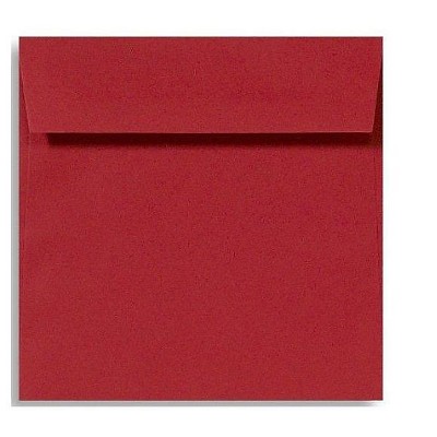 LUX 5 1/2 x 5 1/2 Square Envelopes 2 11/16 x 3 11/16 Holiday Red 8515-15-50