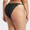 Women's Satin and Lace Cheeky Lingerie Underwear - Auden™ - 2 of 4