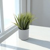 Unique Bargains Artificial Plants Plastic Green 3.54"x3.54"x5.91" 1 Pcs - 2 of 4