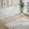 Whizmax Twin Metal Daybed with Trundle, Space Saving Trundle Sofa Bed for Living Room, Bedroom and Guest Room - 4 of 4