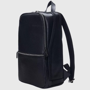 Alpine Swiss Leather Laptop Backpack 15” Notebook Computer Travel Back Pack Bag - 1 of 4