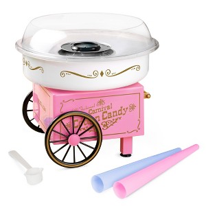 Nostalgia PCM306PK Vintage Hard & Sugar-Free Candy Cotton Candy Maker - 1 of 4