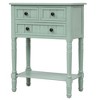 Okak 23.7IN Retro Narrow Console Table, Entry Table with Three Storage Drawers and Bottom Shelf, Hallway Table for Living Room, Entryway - 4 of 4