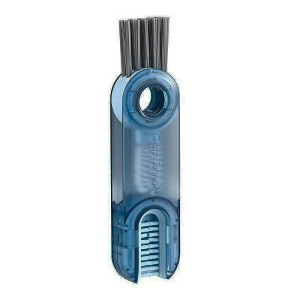 3 In 1 U shaped Cup Lid Cleaning Brush Water Bottle Cover Groove Cleaner(Blue) - 1 of 4