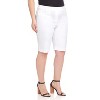 Rekucci Curvy Woman Ease into Comfort Pull-On Modern City Shorts with Tummy Control and Real Pockets - 2 of 4