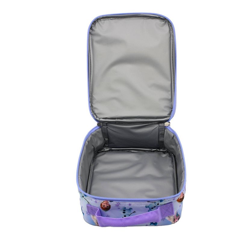 Frozen Kids&#39; Square Lunch Box and Bag - Purple, 4 of 9