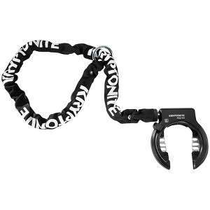 Kryptonite Ring Wheel Lock w/ Plug-In Chain 5.5mm 120cm Chain Black - 1 of 2