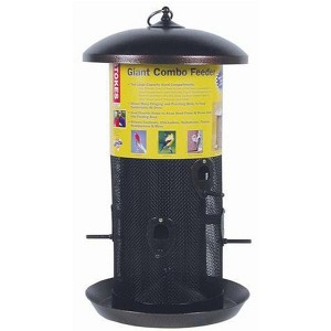 More Birds Hammered Copper Giant Combo Screen Feeder 10 Port - 8.4 Quart - 1 of 3