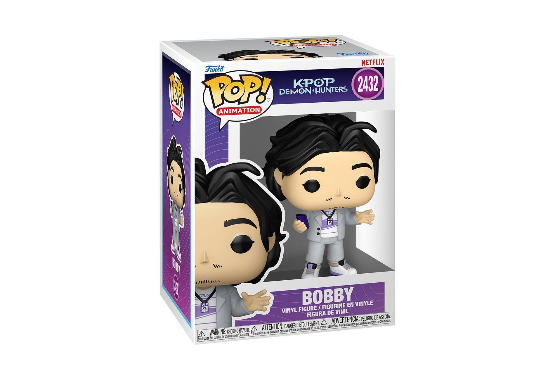 Funko POP! Animation: KPOP Demon Hunters Bobby Vinyl Figure #2432