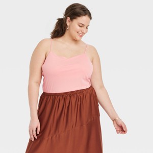 Women's Slim Fit Sandwash Tank Top - A New Day™ - 1 of 4