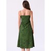 INSPIRE CHIC Women's Spaghetti Strap Sleepwear Camisole Floral Sleeveless Casual Nightgown - 4 of 4
