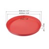 Unique Bargains Restaurant Home Bar Round Plastic Non-Slip Food Service Tray 2 Pcs - 2 of 4