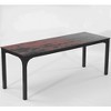 Resenkos Computer Desk, Office Desk, Study Desk,Rectangle Executive Desk, 78.7" Computer Desk 6FT Conference Table,Rustic Brown - 3 of 3