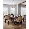 Manhattan Comfort Set of 2 Regent Faux Leather Dining Chairs Cream - Manhattan Comfort: Beechwood Legs, Solid Back, No Assembly Required - 2 of 4