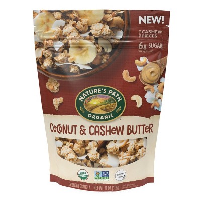 Nature S Path Organic Gluten Free Coconut Cashew Butter Granola 11oz Target