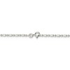 Black Bow Jewelry 2mm Sterling Silver Fancy Beaded Chain Necklace - 4 of 4