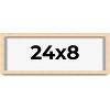 PosterPalooza | Panoramic Classic Modern Yellow Frame - UV Acrylic, Foam Board Backing, Hanging Hardware - 2 of 4