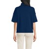 Lands' End Women's Elbow Sleeve Supima Cotton Relaxed Turtleneck - 2 of 3