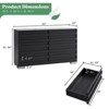 AMERLIFE 6 Drawer Dresser, Farmhouse 54" Wide Chest of Drawers with Slat Handles - 2 of 4