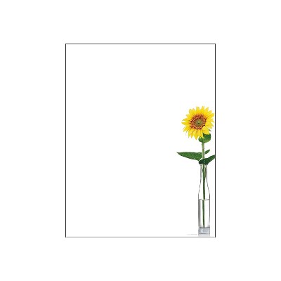 Great Papers! Sunflower Day Everyday Letterhead White 80/Pack (2020148)