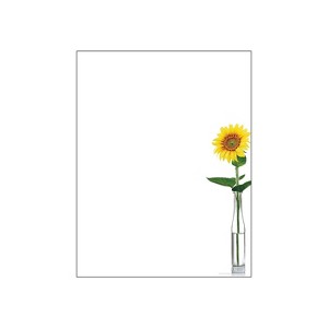 Great Papers! Sunflower Day Everyday Letterhead White 80/Pack (2020148) - 1 of 1