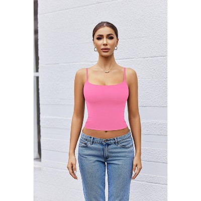 Avidlove Camisole Tank Tops for Women Square Neck Spaghetti Straps