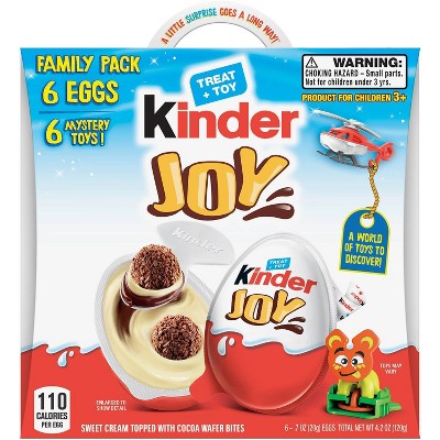 Kinder Joy Sweet Cream Topped With 